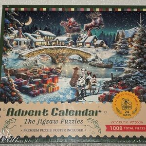 Advent Calendar Jigsaw Puzzle - 1008 Pieces Christmas Countdown NWT
